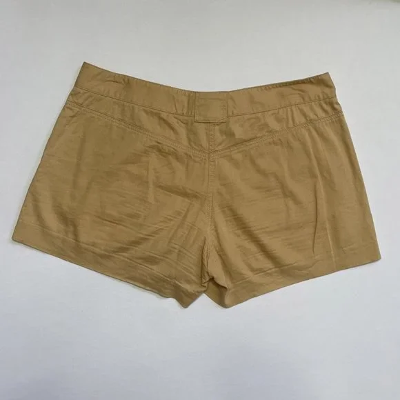 Theory Khaki Tan Cargo Shorts Size Small MSRP $158